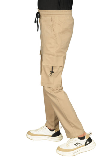 Greige - Premium Cargo Trousers