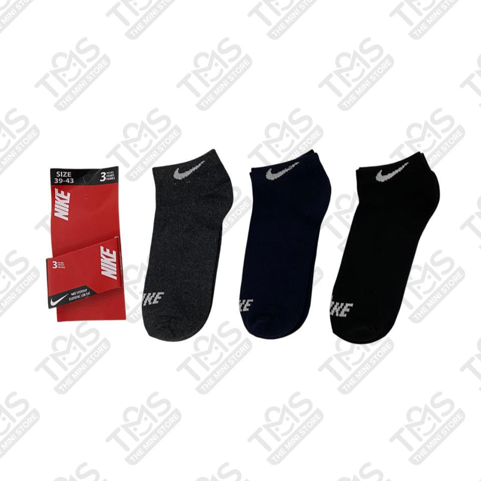 TMS Branded N-i-k-e  Ankle Socks 13 (Pack Of 3)