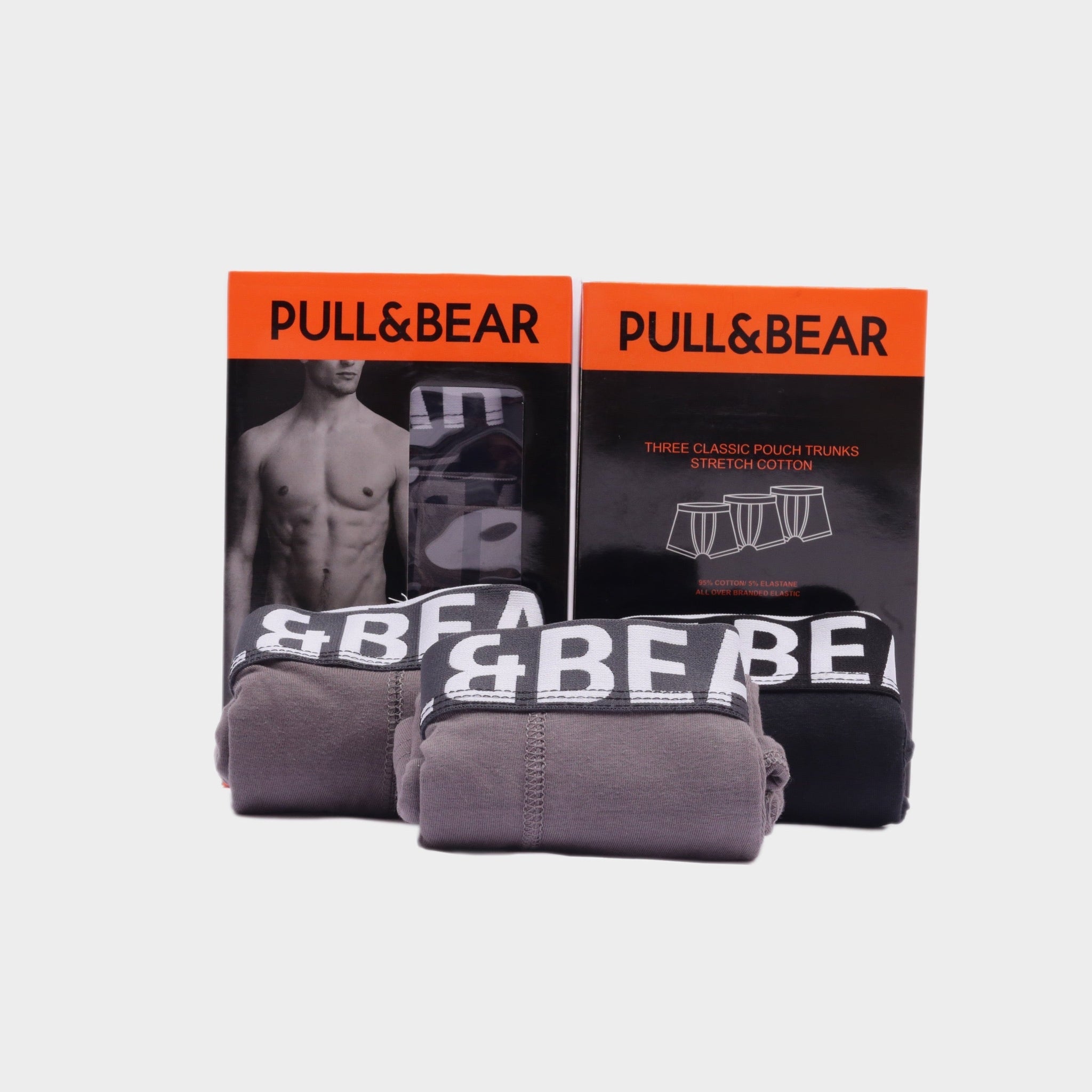 ST Branded Boxer P-U-L-L & B-E-A-R (Pack Of 3)