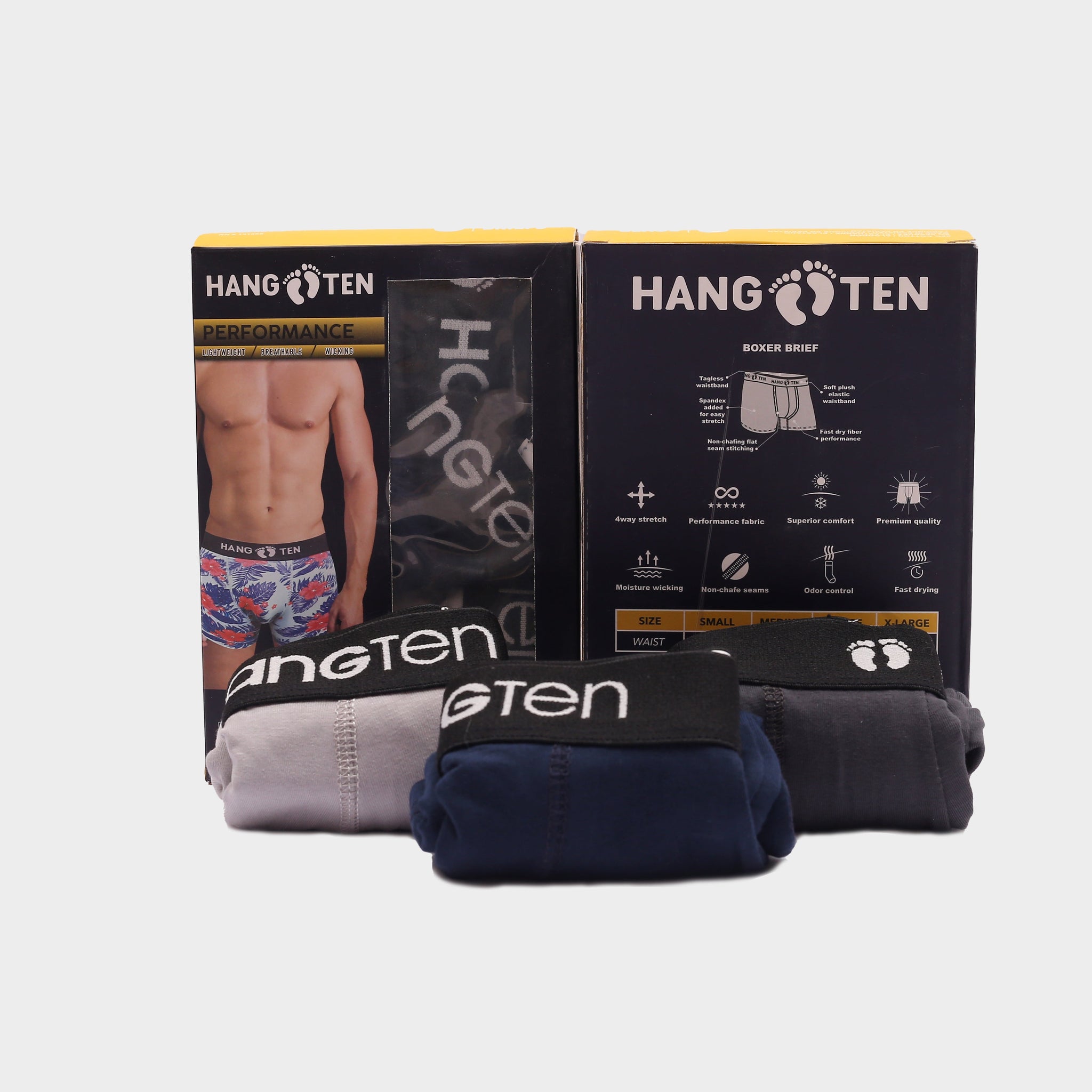 ST Branded Boxer H-A-N-G-T-E-N (Pack Of 3)