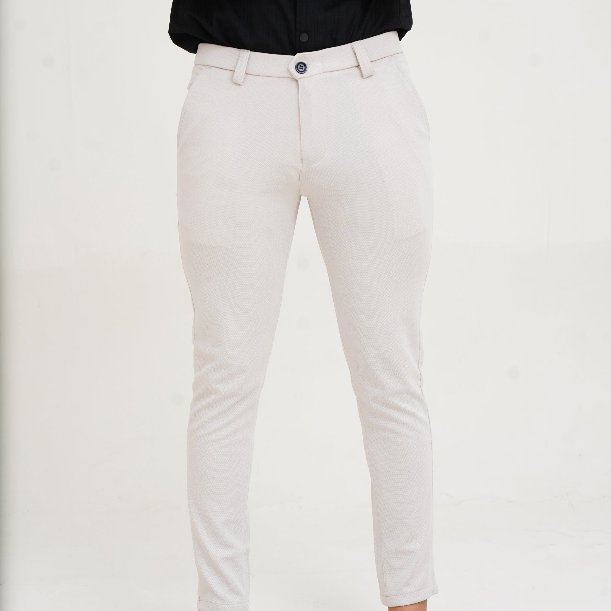 Ash White - Popcorn Pant