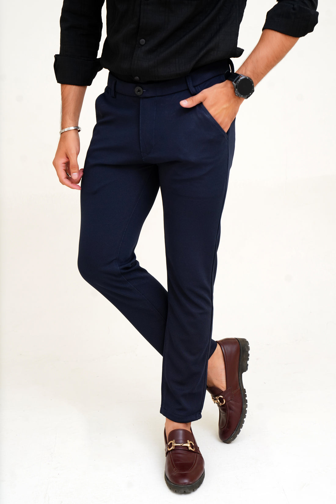 Rich Blue - Popcorn Pant