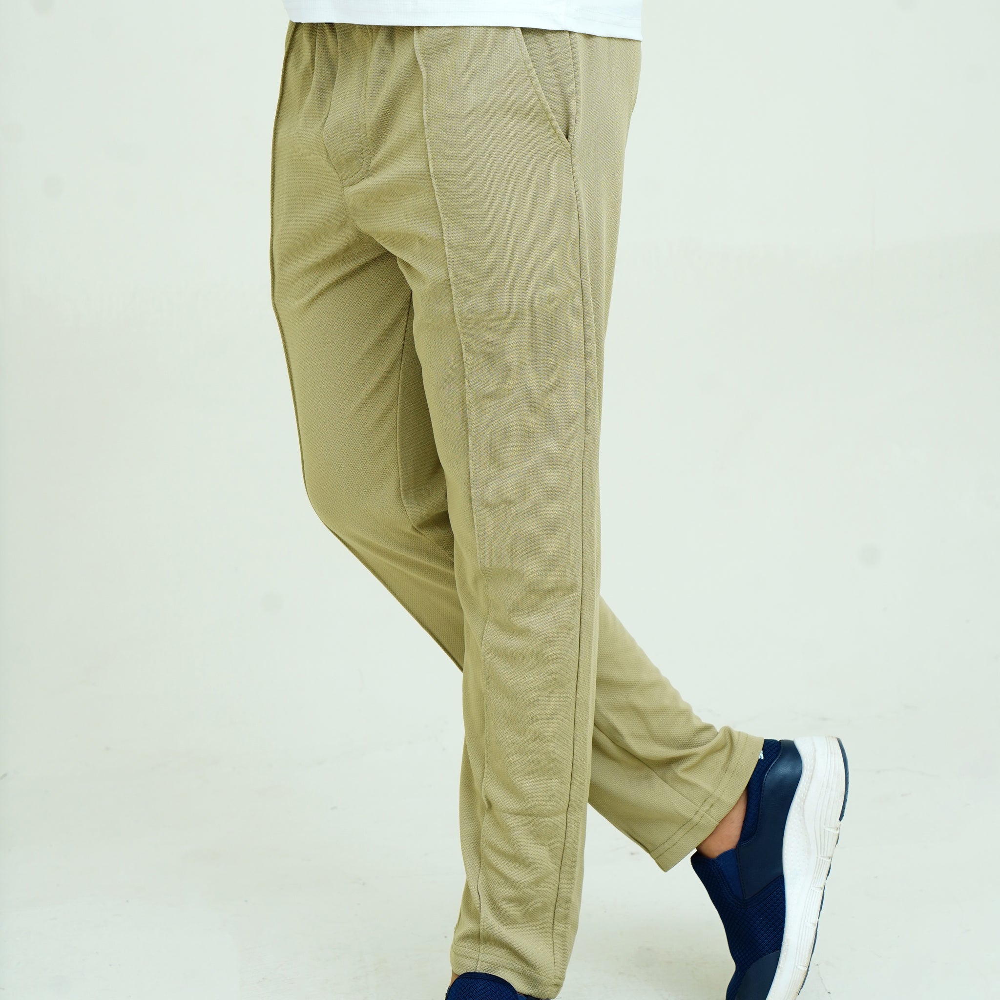 Beige - Stripe Line Trouser