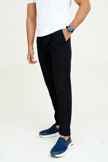 Black - Stripe Line Trouser