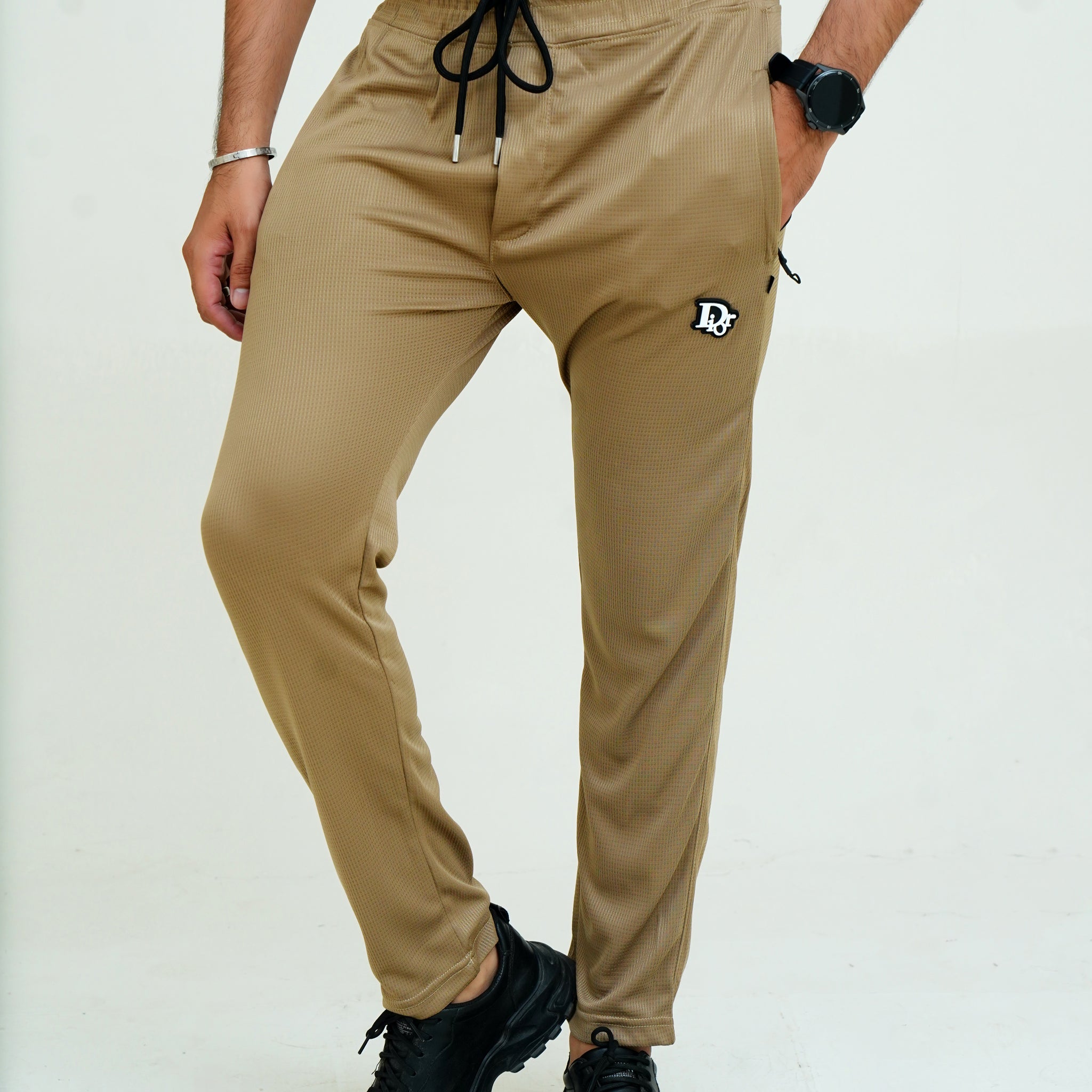 ActiveWear Super Stretch Trouser - Mustard Brown