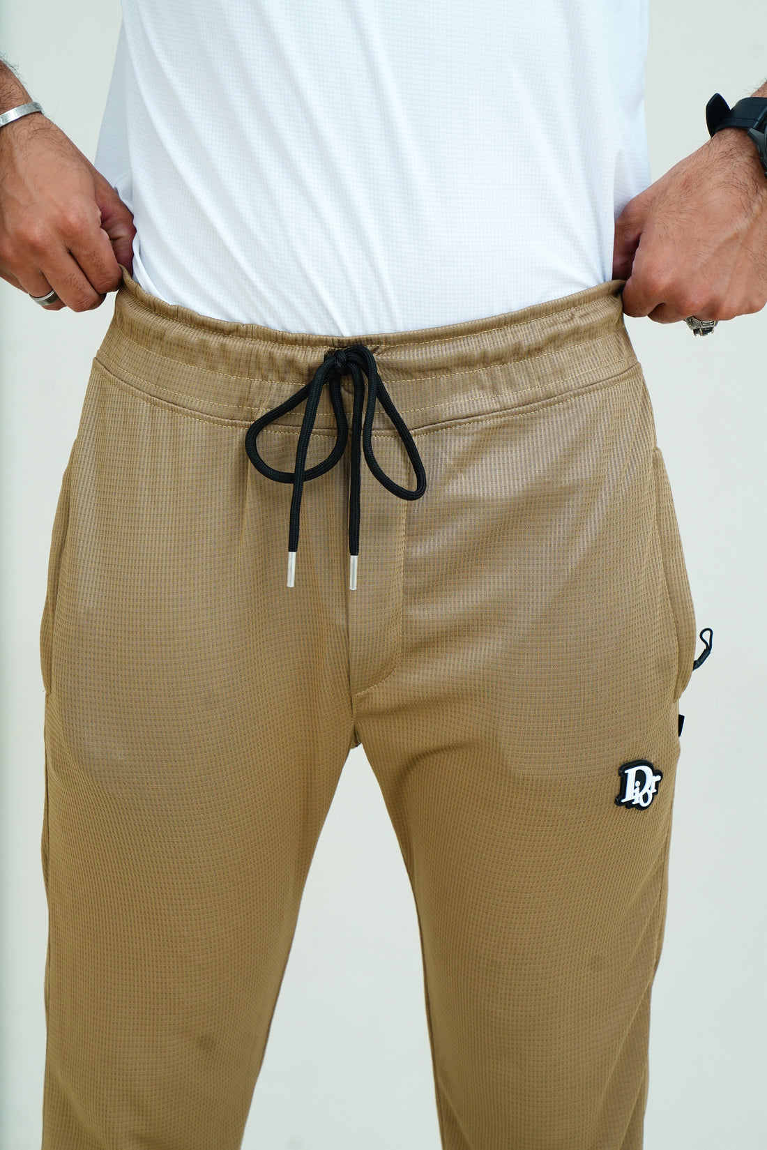 ActiveWear Super Stretch Trouser - Mustard Brown