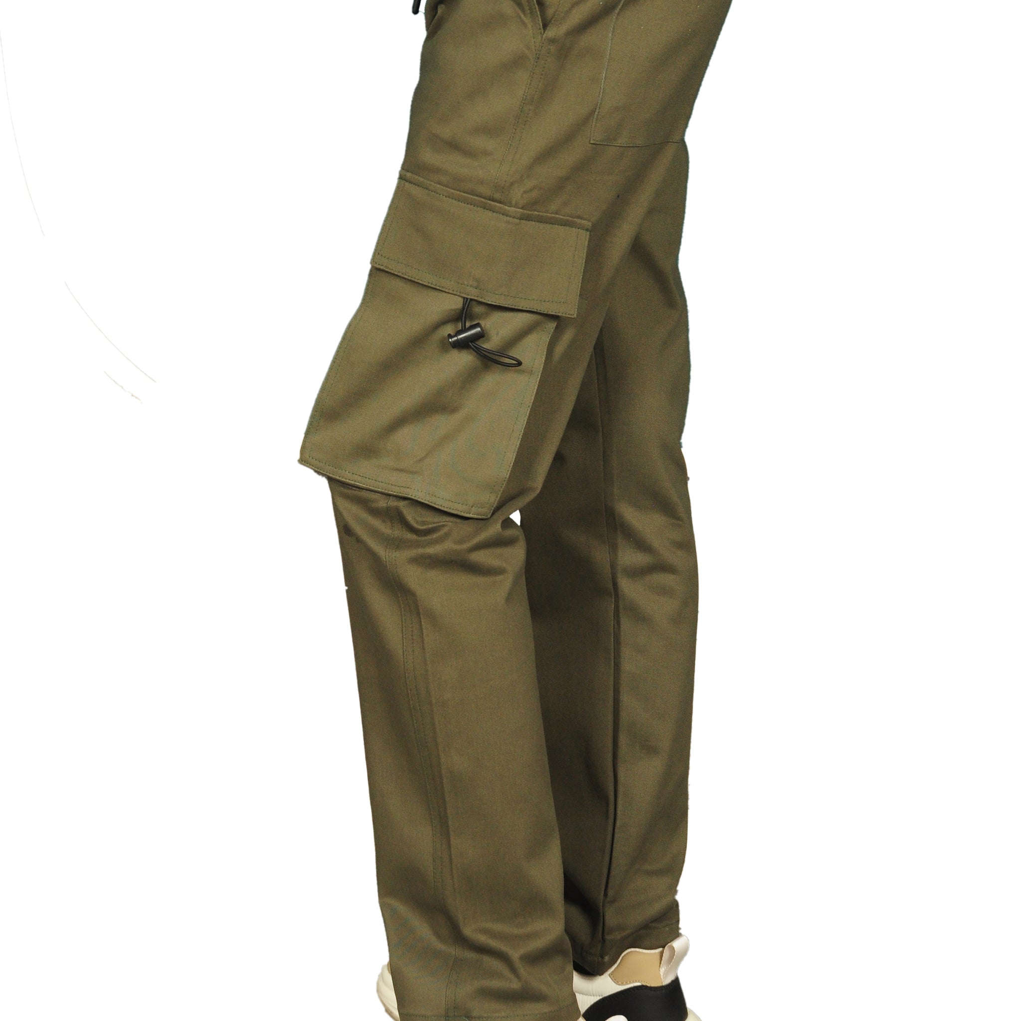Olive Green - Premium Cargo Trousers