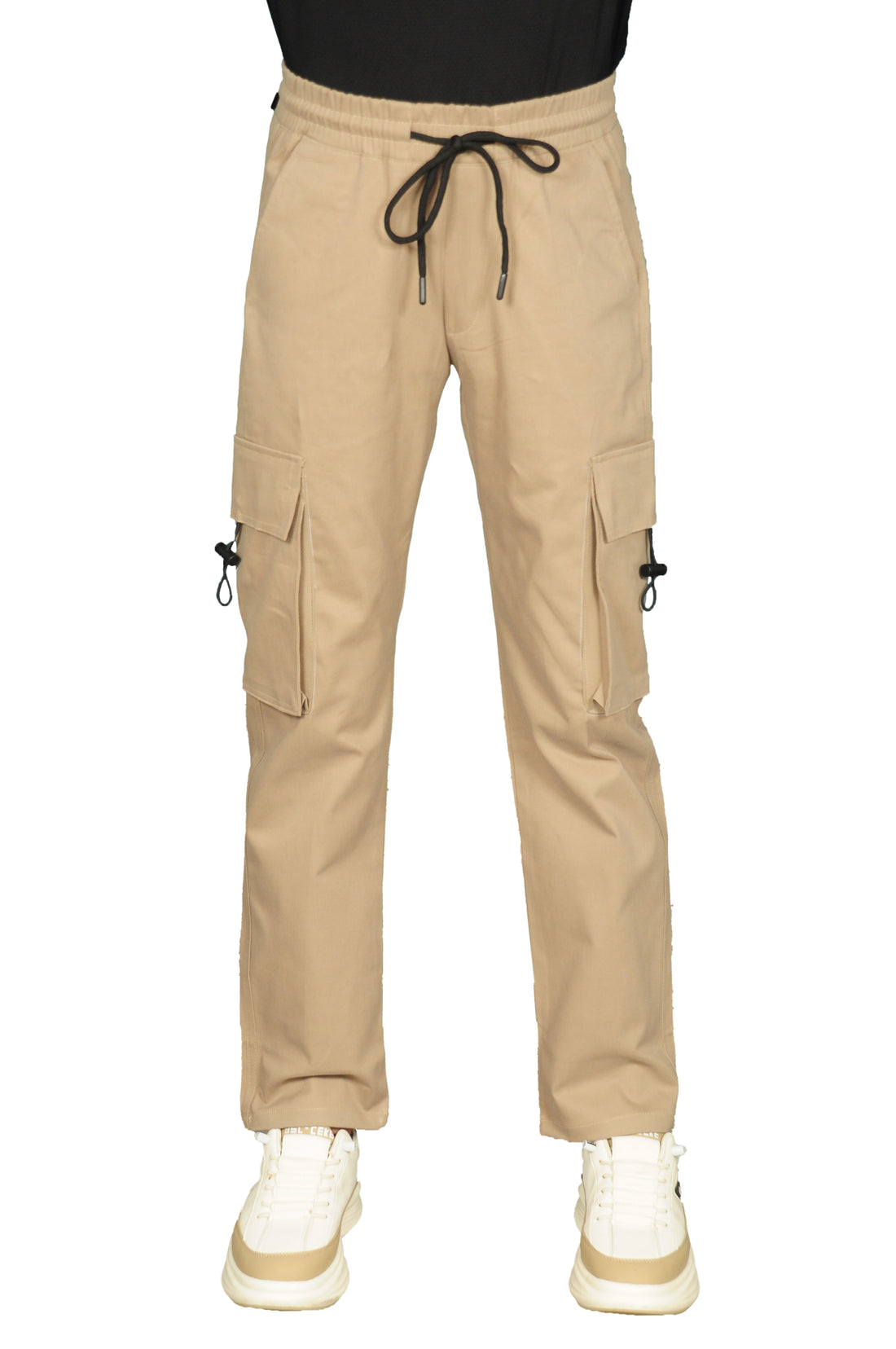 Greige - Premium Cargo Trousers