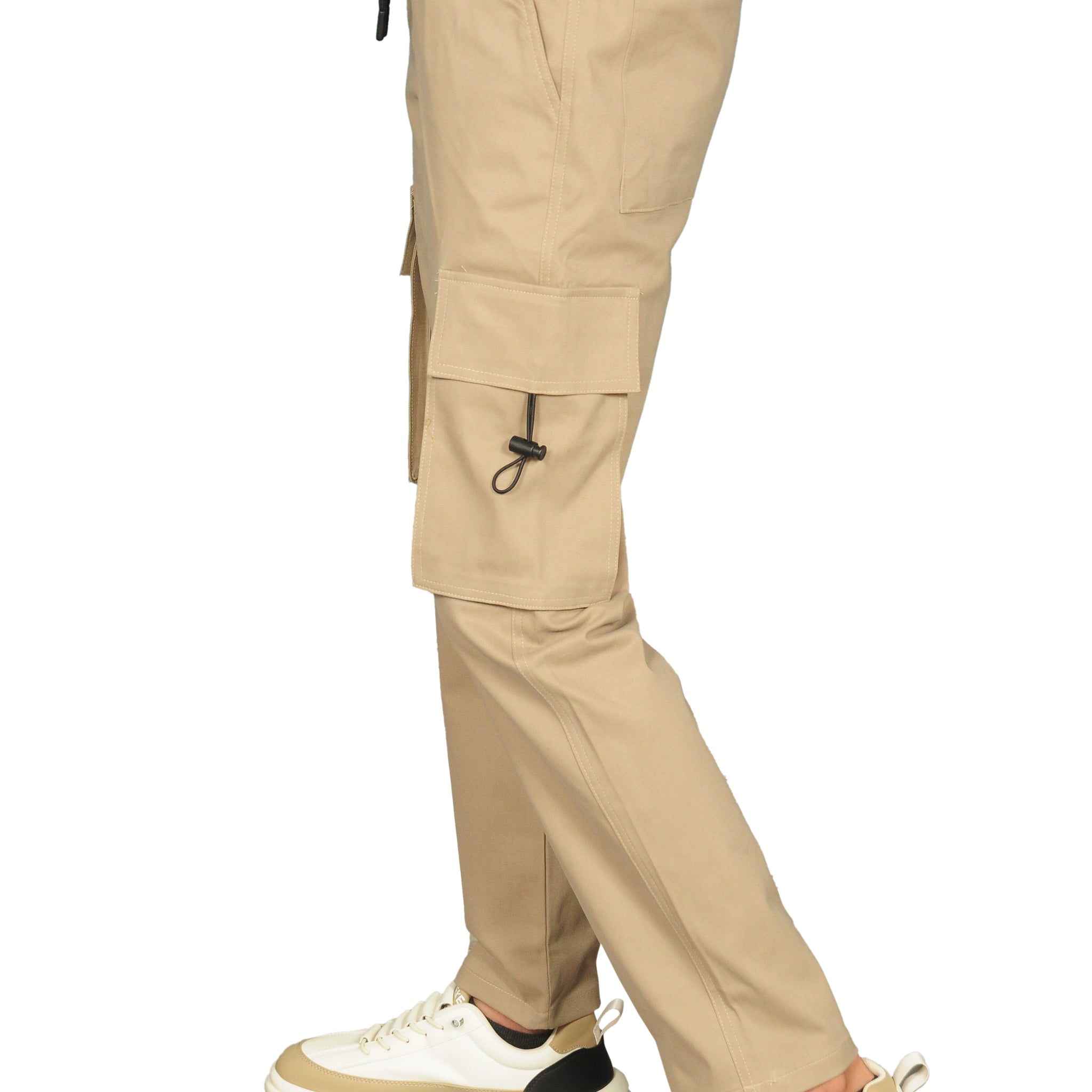 Greige - Premium Cargo Trousers