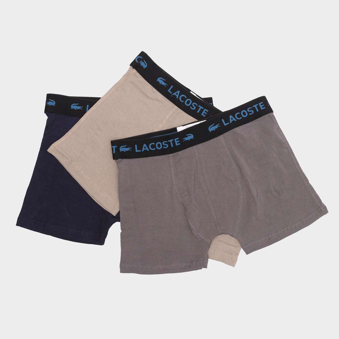 ST Branded Boxer L-A-C-O-S-T-E (Pack Of 3)
