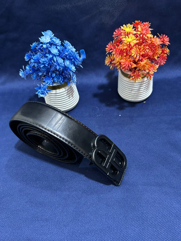 Classic Men's Real Leather Belt Automatic Buckle Belt Ratchet Strap Jeans Hot