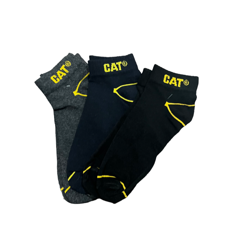 Branded C-A-T  Ankle Socks (Pack Of 3)