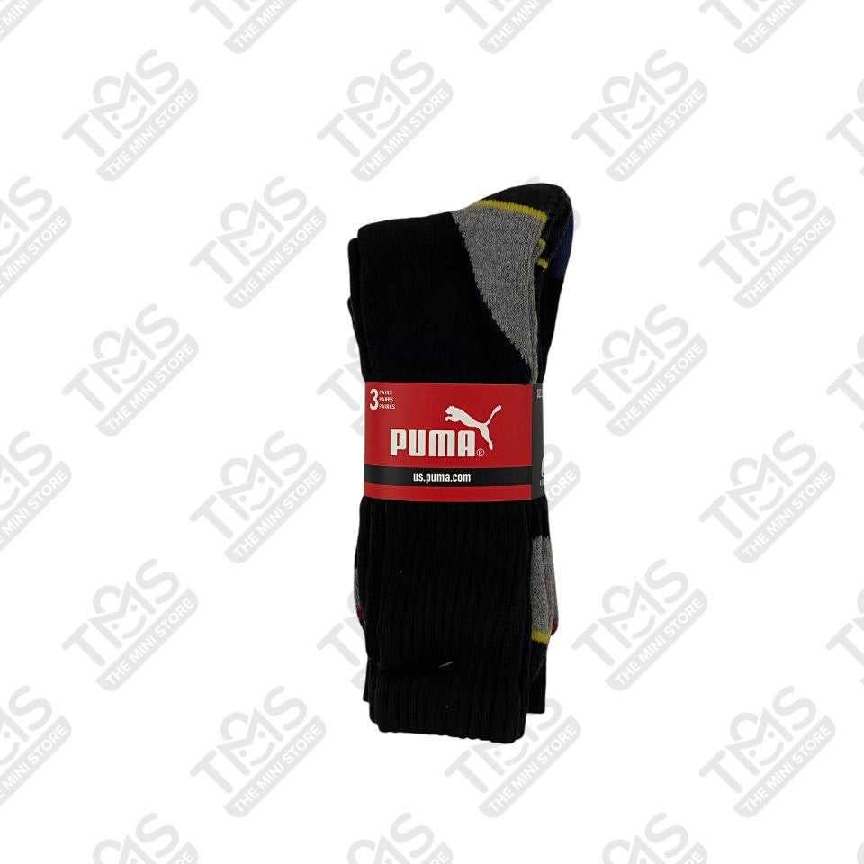 Branded P-u-m-a Towel full length socks (pack of 3)