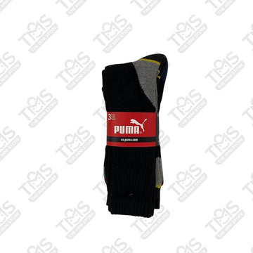 Branded P-u-m-a Towel full length socks (pack of 3)
